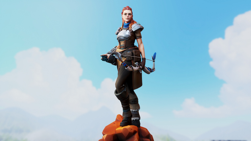 Illustration for article titled If Horizon Zero Dawn's Aloy Was In Overwatch